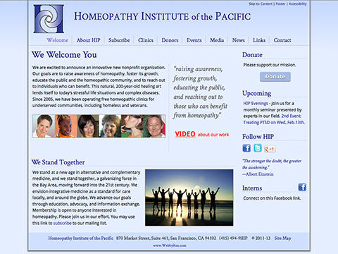 Homeopathy Institute of the Pacific website